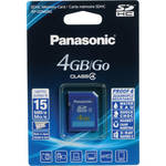 Panasonic 4GB SDHC Memory Card