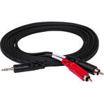 Hosa Technology CMR-215 3.5mm to Dual RCA Male Stereo Audio Cable (15')