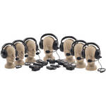 PortaCom PRO-70 7-User ProLink Dual-Ear Wireless Beltpack Intercom System