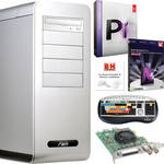 B&H Photo PC Pro Workstation Rain Venturi Pro/Adobe Premiere Pro CS5.5/Blackmagic DeckLink Studio 2 Turnkey System