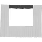 Da-Lite 36701 Valance Drape ONLY for the 7 x 7' Fast-Fold Deluxe Frame (Black)