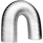 Delta 1 6" Aluminum Semi-rigid Flex Ducting with Clamps (Expands to 8 Feet)