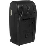 Pearstone Compact AC/DC Charger for Panasonic VW-VBG6, VBG130 & VBG260 Battery