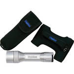 Bigblue CF-250 Focusable LED Dive Light (Silver, Goodman-glove & Pouch)
