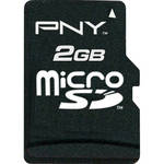 PNY Technologies 2GB microSD Memory Card Class 2 w/ Adapter