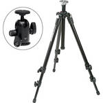 Manfrotto 055XDB Tripod Legs Kit (Black) with Wing-Nut Leg Locks & 498 Midi Ball Head