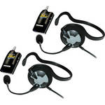 Eartec 2 Beltpacks Simultalk 24G c/ Headsets Fusion