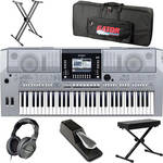 Yamaha PSR-S910 61-Key Arranger Workstation Keyboard Value Bundle Kit