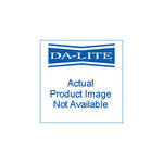 Da-Lite 35930 Lace and Grommet Fabric (3-D Virtual Black, Sold Per Sq. Ft.)