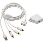 Iogear Composite AV Cable with Charge and Sync for iPhone/iPod - GIPODAVC6