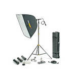 Lowel Rifa 88 eXtra/Flo 80 Kit W/Tube Case (120VAC)