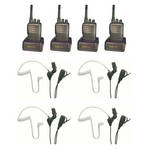 Eartec MC 4000 4-User Simplex Wireless Communication System (SST Headsets)