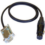 Cable Techniques CT-DE15/1 - Cabo de Mic Digital de XLR-F de 3 Pinos para DE-15 para 788T (30" (762mm))