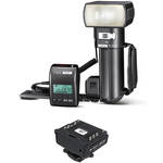 Metz Kit de Flash de Montagem em Punho mecablitz 76 MZ-5 c/ M�dulo Olympus