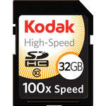 Kodak 32GB SDHC High-Speed Card (Class 10, 100x)