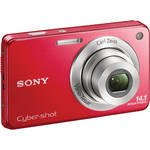 Sony C�mera Digital Cyber-Shot DSC- W560 (Vermelha)
