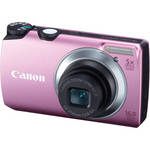 Canon C�mera Digital PowerShot A3300 IS (Rosa)