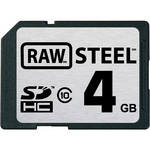 Hoodman 4GB RAW STEEL SDHC Memory Card