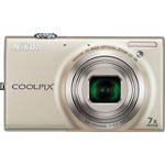 Nikon Coolpix S6100 Digital Camera (Silver)