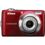 Nikon Coolpix L24 Digital Camera (Red)