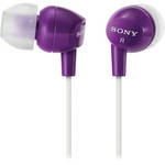 Sony DR-EX12iP In-Ear Stereo Headphones with Mic and Remote (Violet)