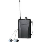 Shure PSM 200 - Monitor Beltpack Hardwired com Headphone Intra-Auricular SE215