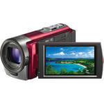 Sony HDR-CX130E Full HD Flash Memory PAL Camcorder (Red)