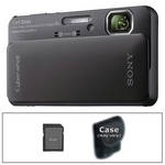 Sony Cyber-shot DSC-TX10 Digital Camera with Basic Accessory Kit (Black)