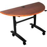 Balt 89999 Lumina Half Round Table (Black Cherry)