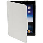 Scosche foldIO P2 - Leather Texture Folio Case for iPad 2 (White)