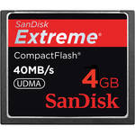SanDisk Cart�o de Mem�ria CompactFlash Extreme de 4GB