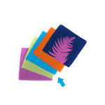 Blue Sunprints Cyanotype Cotton Squares - 6 x 6" (100 Pack, Turquoise)
