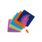 Blue Sunprints Cyanotype Cotton Squares -  8 x 8" (50 Pack, Orange)