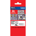 Brother 1.4" (36 mm) Black On White Tape With Extra-Strength Adhesive - 26.2' (8 m)