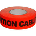 Permacel/Shurtape Permacel / Shurtape Caution Tape - Fluorescent Orange 2" x 150' (45.7 m)