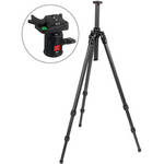 Oben CT-2300 - Trip� em Fibra de Carbono de 3 Se��es com Kit de Cabe�a de Esfera BA-0