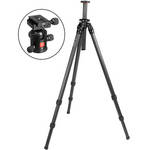 Oben CT-2320 - Trip� em Fibra de Carbono de 3 Se��es com Kit de Cabe�a de Esfera BB-1