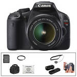 Canon EOS Rebel T2i SLR Camera w/EF-S 18-55mm Lens & Basic Accessory Kit