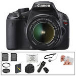 Canon EOS Rebel T2i SLR Camera w/EF-S 18-55mm Lens & Deluxe Accessory Kit