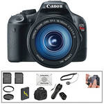 Canon EOS Rebel T2i Digital SLR Camera w/18-135mm IS Lens & Deluxe Accessory Kit