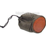 Billingham Bolsa de Lente Simplies 80/170 - Verde-Oliva com Base em Couro Marrom-Claro