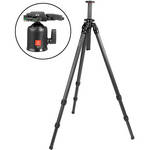 Oben CT-2320 - Trip� em Fibra de Carbono de 3 Se��es com Kit de Cabe�a de Esfera BA-2