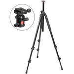 Oben AC-2310L 3-Section Aluminum Lateral Tripod with BB-0 Ball Head Kit