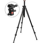 Oben AC-2320L - Trip� Lateral em Alum�nio de 3 Se��es com Kit de Cabe�a de Esfera BB-0