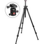 Oben CC-2320L - Trip� Lateral em Fibra de Carbono de 3 Se��es com Kit de Cabe�a de Esfera BB-2