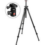 Oben CC-2320L - Trip� Lateral em Fibra de Carbono de 3 Se��es com Kit de Cabe�a de Esfera BC-1