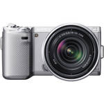 Sony C�mera Digital Alpha NEX-5N com Lente 18-55mm (Prata)