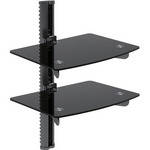 Bentley 2 GLASS SHELF UNIVERSAL DVD/VCR BRCKT