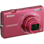 Nikon Coolpix S6200 Digital Camera (Pink)