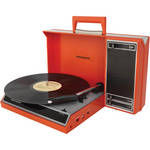 Crosley Radio CR6016A Spinnerette Portable USB Turntable (Red)